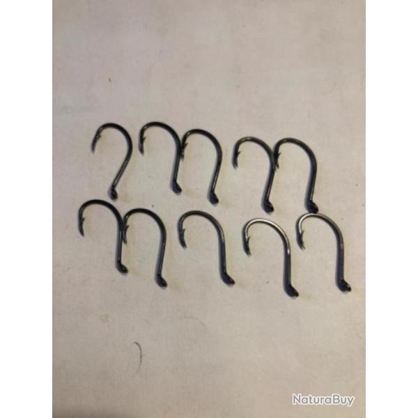 100 hame�on carpe 7112 bn 4 forg�  oeillet vmc p�che carpe