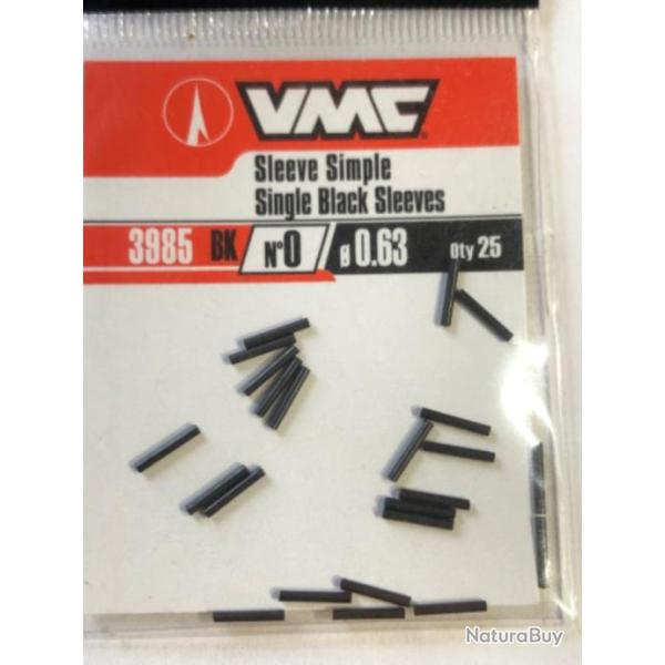 25 sleeve simple 0.63 mm 3985 bk n 0. Peche carnassier  vmc