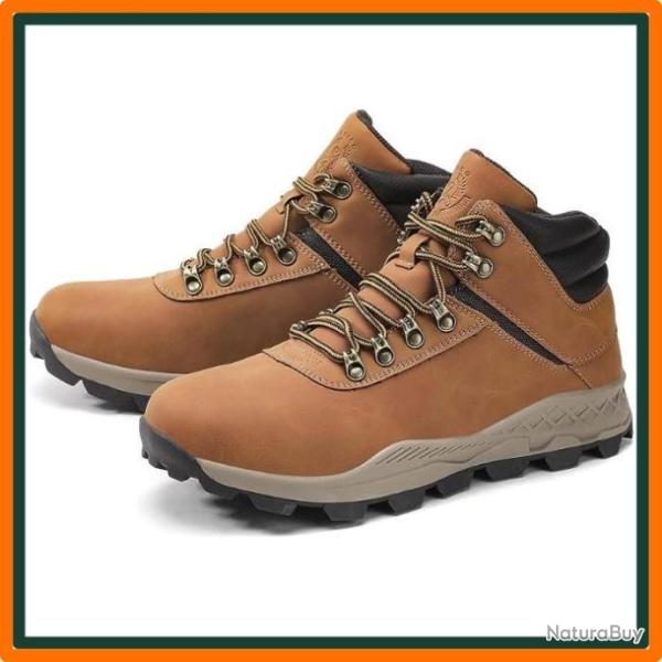 Chaussures de randonn�e anti-d�rapente - Marron -Livraison gratuite et rapide