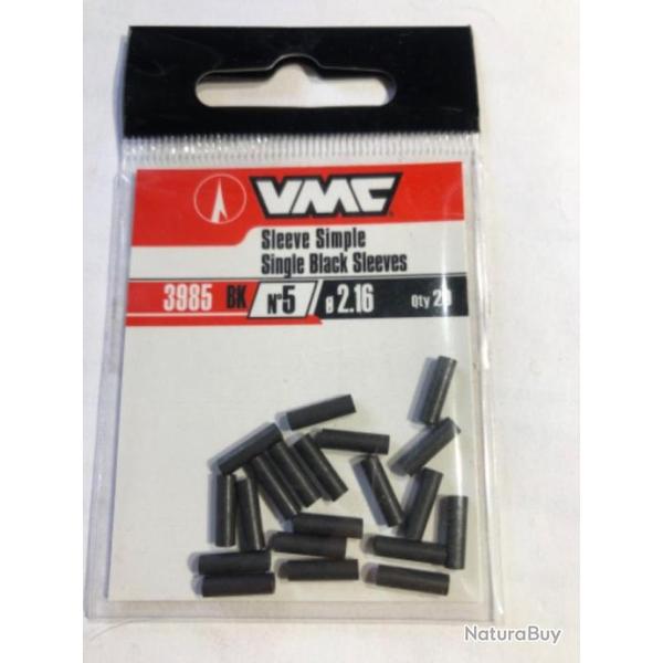 20 sleeve simple 2.16 mm 3985 bk n 5 . Peche carnassier vmc cannelle