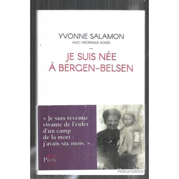 je suis n�e � bergen-belsen de yvonne salamon