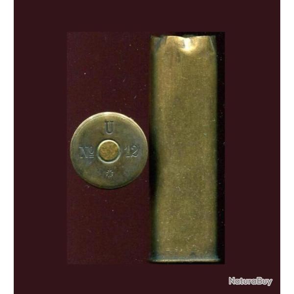 Cal. 12 Trs ancienne tout en laiton -  U N 12 * - fabrication  UTENDOERFFER