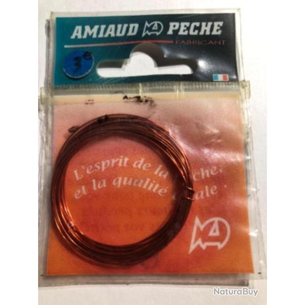 2 m de fil de cuivre 45/100. Amiaud pche truite