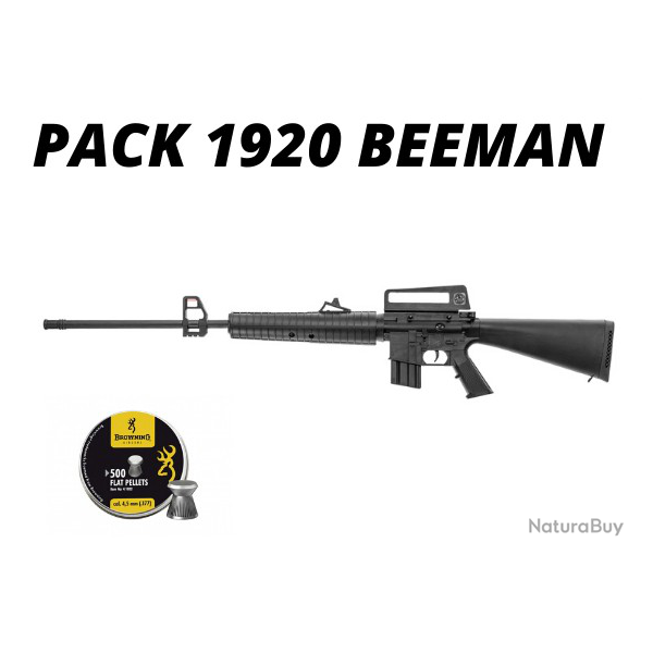 Pack Carabine � plombs Beeman 1920 Sniper 4,5 mm (B-1920) + Bo�te de plombs !