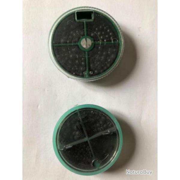 2 bo�te plomb 4 cases rond  peche coup occasion
