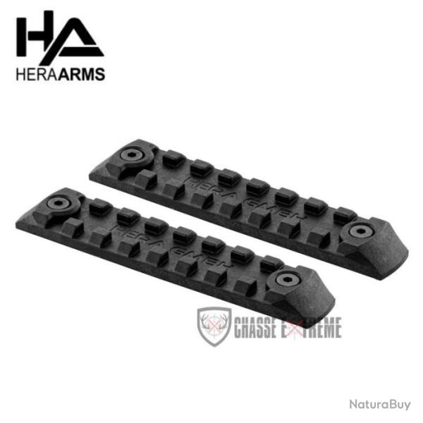 Set de 2 Rails Picatinny en polym�re Compatible Keymod HERA ARMS Noir