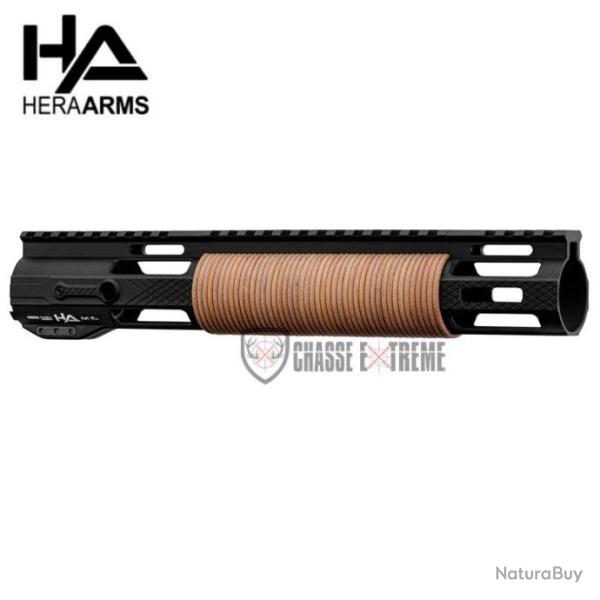 Garde Main HERA ARMS Ar15/M4 M-Lok 12'' Cuir Beige