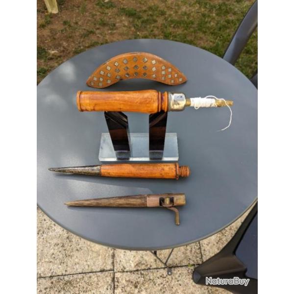 TRES BEAU MIROIR AUX ALOUETTES + accessoire