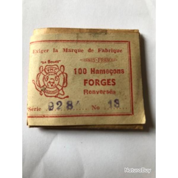 100 hame�on n 13 palette ref 9284 bronz� forg� renvers�  peche truite  vmc