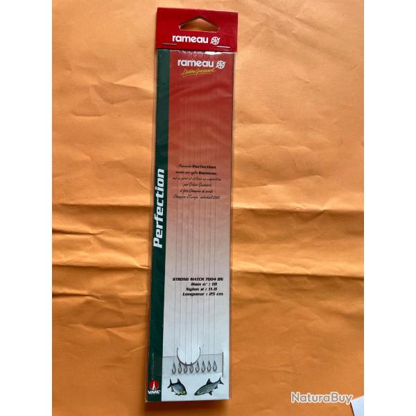 8 hame�on mont� 7004 bn  18/11,8 . 25 cm .peche coup rameau