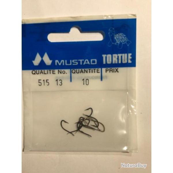 10 hame�on palette 515 n 13  Bronz� forg� .peche coup mustad