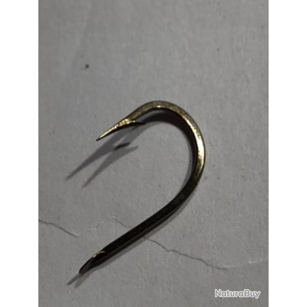 100 hame�on palette 505 N n 6 bronz� forg� renvers� tige courte .peche truite mustad