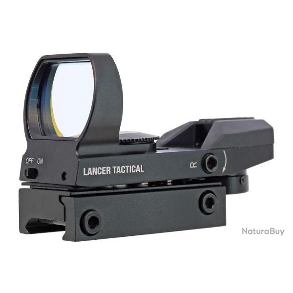 Vis�e point rouge Reflex Sight 4 r�ticules Noir Lancer Tactical