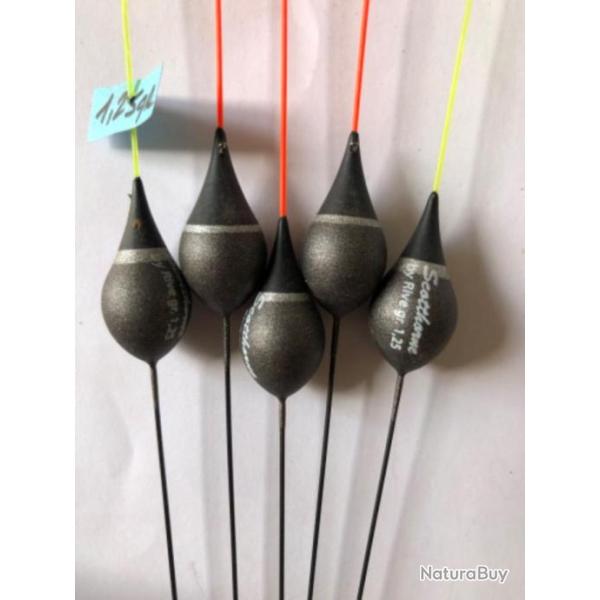 9 flotteur rive scotthorne  boule 1,25 gr peche coup