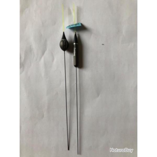 2 flotteur rive scotthorne  1,50 gr peche coup occasion