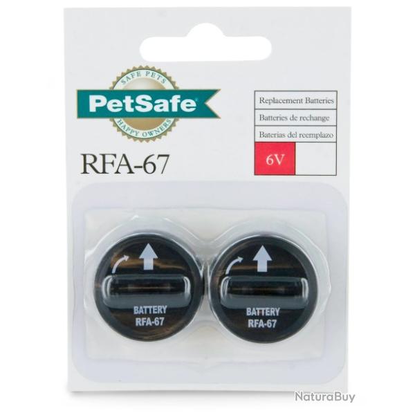 LOT DE 2 PILES 6 VOLTS PETSAFE RFA-67