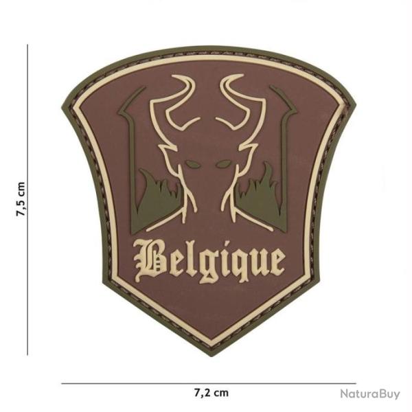 Patch 3D PVC Belgique devil | 101 Inc (444130-5402 | 8719298217718)