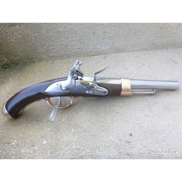 Superbe pistolet r�glementaire Fran�ais mod�le 1786 de Marine.