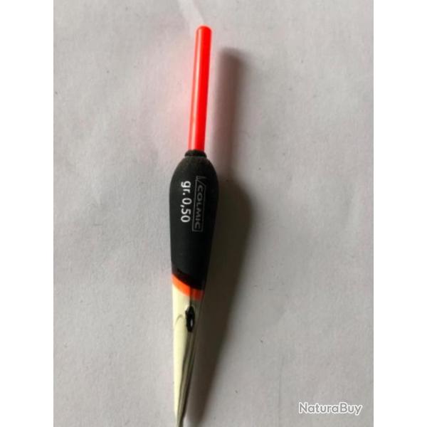 1 flotteur carpe Colmic 0,50 gr fil int�rieur lione peche coup