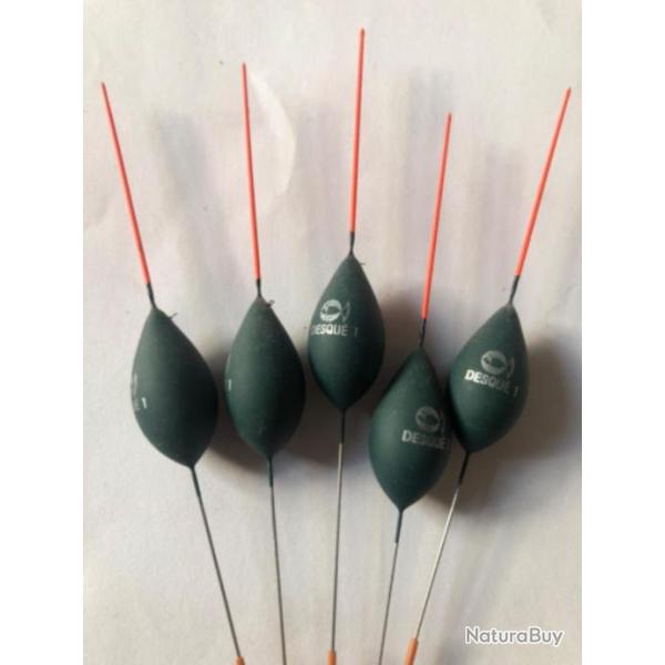 5 flotteur Sensas  1 gr desqu peche coup