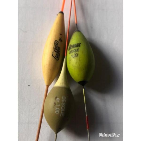 3 flotteur Sensas  1 gr desqu peche coup