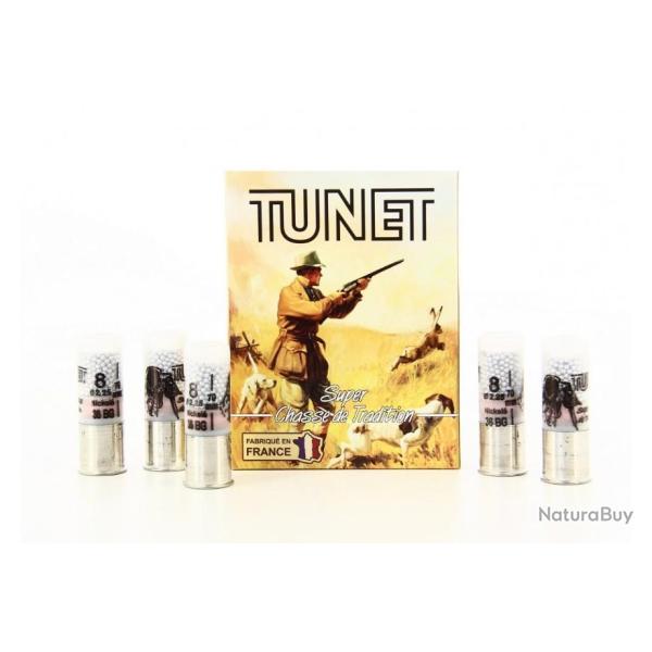 Cartouches Tunet Super Tradition 36g BG plomb n�8 - Cal.12 x10 boites