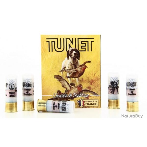 Cartouches Tunet Tradition 32g BG plomb n8 - Cal.12 x2 boites