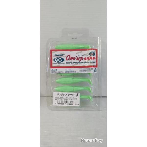 !!! LEURRE SAWAMURA ONE' UP  SHAD  3" COL 124 !!!