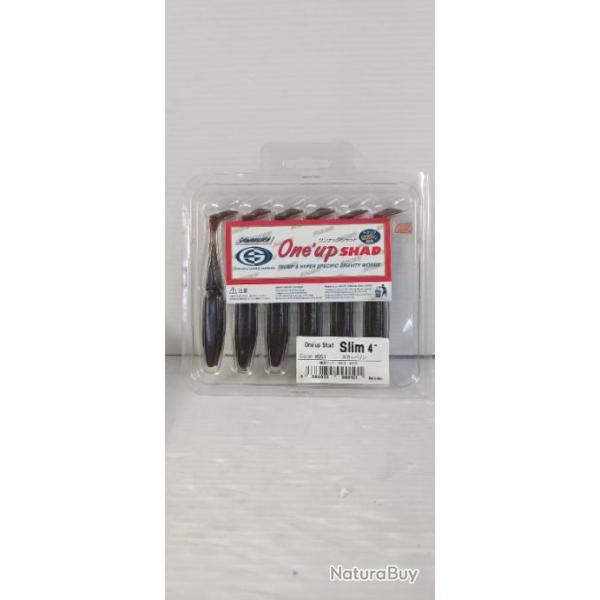 !!! LEURRE SAWAMURA ONE' UP  SHAD SLIM 4" COL 100 !!!