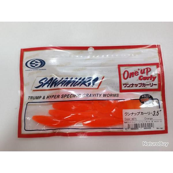 !!! Leurre SAWAMURA ONE' UP CURLY 3.5" COLOR 075 !!!