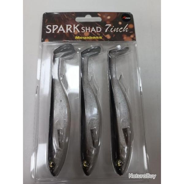 !!! Leurre MEGABASS SPARK SHAD 7 " COLOR 02 !!!