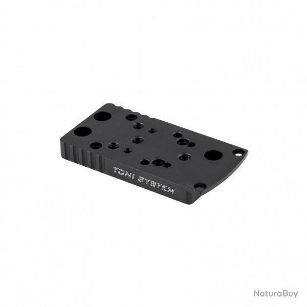 Plaque de base pour point rouge (type B) pour Tanfoglio Stock II Optic post 2022 - TONI SYSTEM