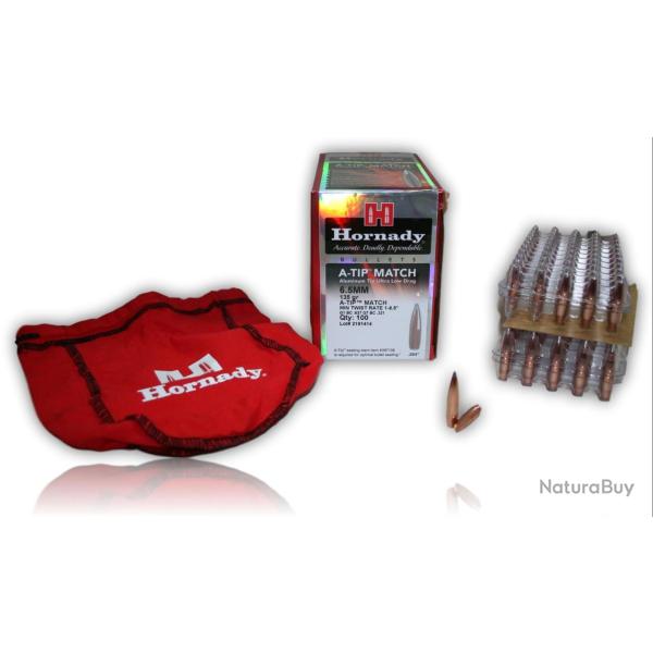 OGIVE HORNADY 26179 CAL. 6.5MM 135 GR A-TIP MATCH X100