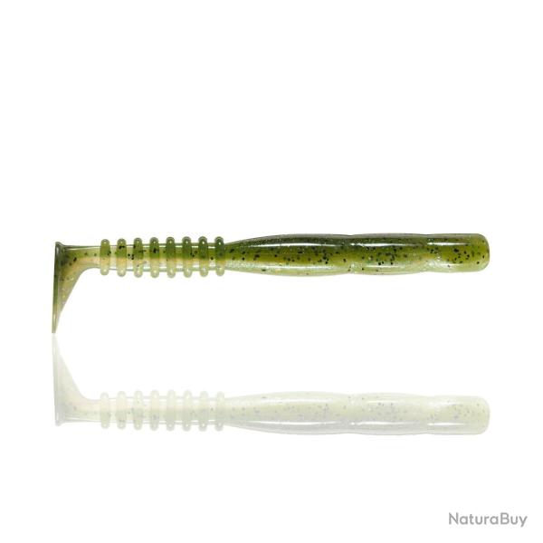 Leurre Souple Reins Fat RockVibe 6,5" - 16cm 16cm B16 - Dos Vert Par 3