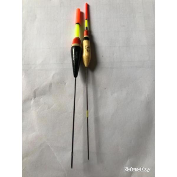 2 flotteur  1 gr et 0,80 gr peche coup kalle