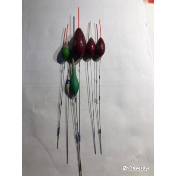 6 flotteur Mitchell peche coup. 1,5 gr  8 gr