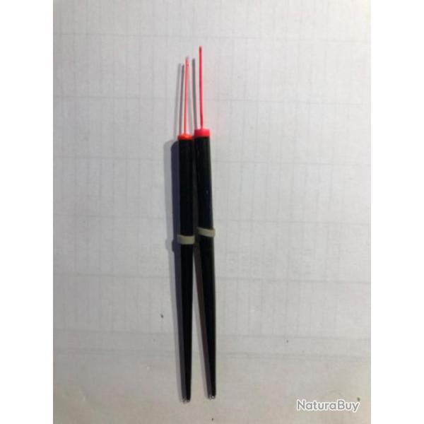2 flotteur type crayon  peche coup