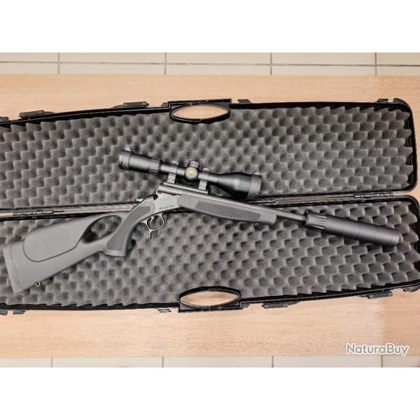 CARABINE BERGARA BA13 TD THUMBOLE 300 BLACKOUT 46cm + lunette 3-12x56 + silencieux ATEC H3-3