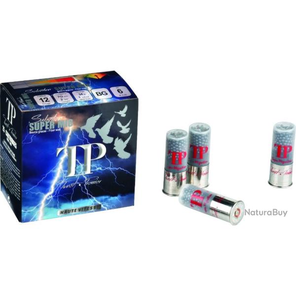 Cartouches Tunet TP Super Mig 34g BG plomb n�6 - Cal.12 x2 boites
