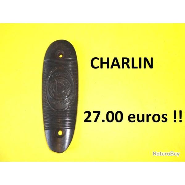 plaque de couche fusil CHARLIN long 117mm larg 38.58mm entraxe 81mm - VENDU PAR JEPERCUTE (BA758)