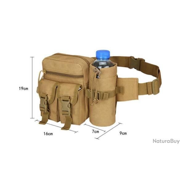 SACOCHE BANANE PORTE-BOUTEILLE DESERT