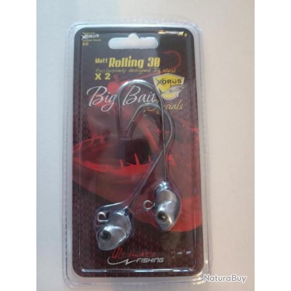 !!! T�tes plomb�es ULTIMATE FISHING MATT ROLLING 30 BIG BAIT !!!