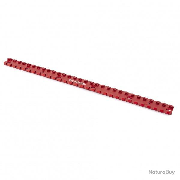 Rail Picatinny loungue - longueur 300mm, distance 61,5mm (pour garde-main TS) - TONI SYSTEM - Rouge