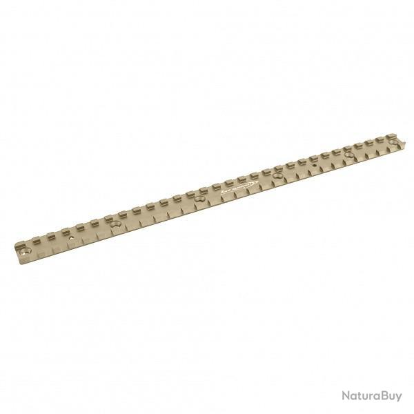 Rail Picatinny loungue - longueur 300mm, distance 61,5mm (pour garde-main TS) - TONI SYSTEM - Sable