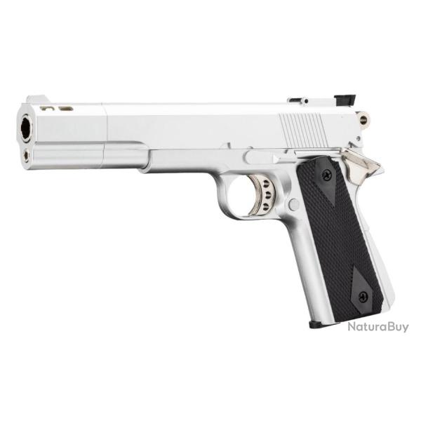 Airsoft - 1911 long silver gaz non blow back | HFC (0000 0691)
