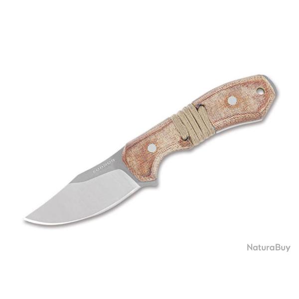 Couteau Condor Trail Wingman Lame Acier 14C28N Manche Micarta Etui Cuir El Salvador CTK121275SK