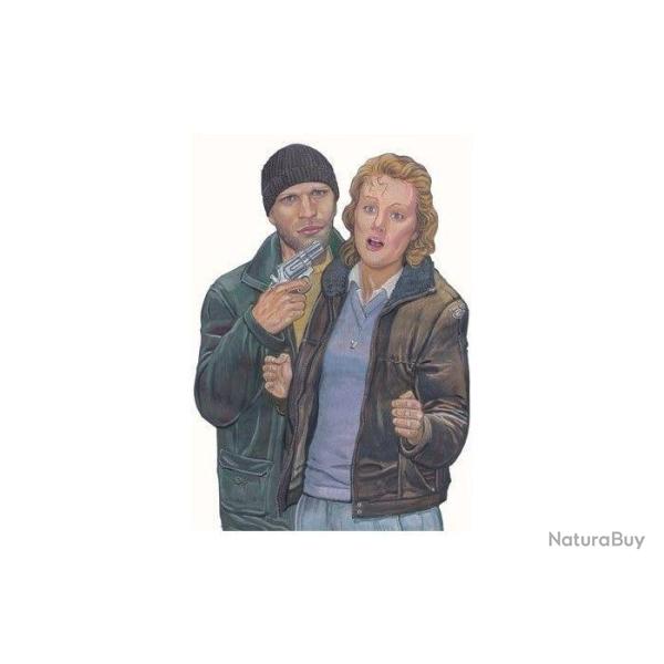 15 CIBLES GRAVOLUX PJ LIEGES  - 88,5X63,5 CM - PAPIER - DIFFERENTE