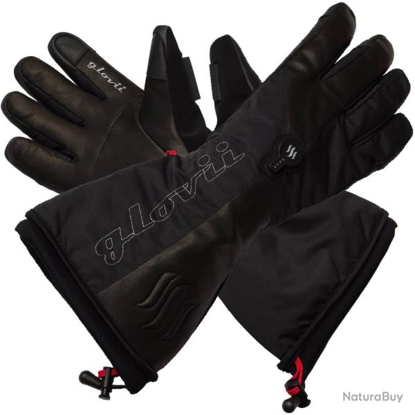 Gants Chauffants Ski GLOVII Blanc