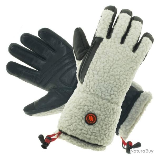Gants chauffants faon peau de mouton. Glovii