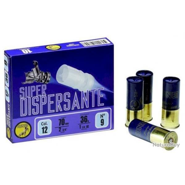 Cartouches Tunet Super Dispersante 36g plomb - Cal.12 x2 boites